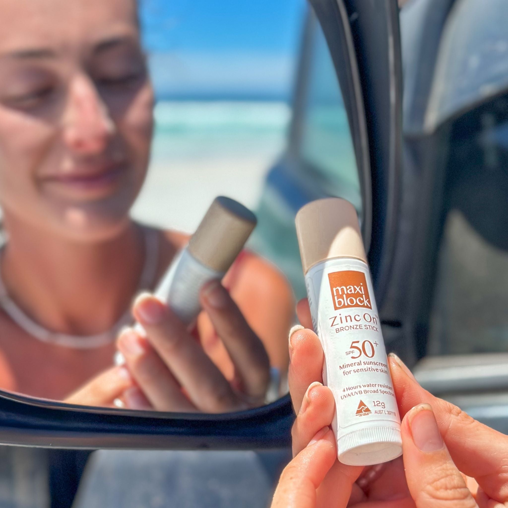 Maxiblock Mineral Zinc Tinted Sunscreen Stick